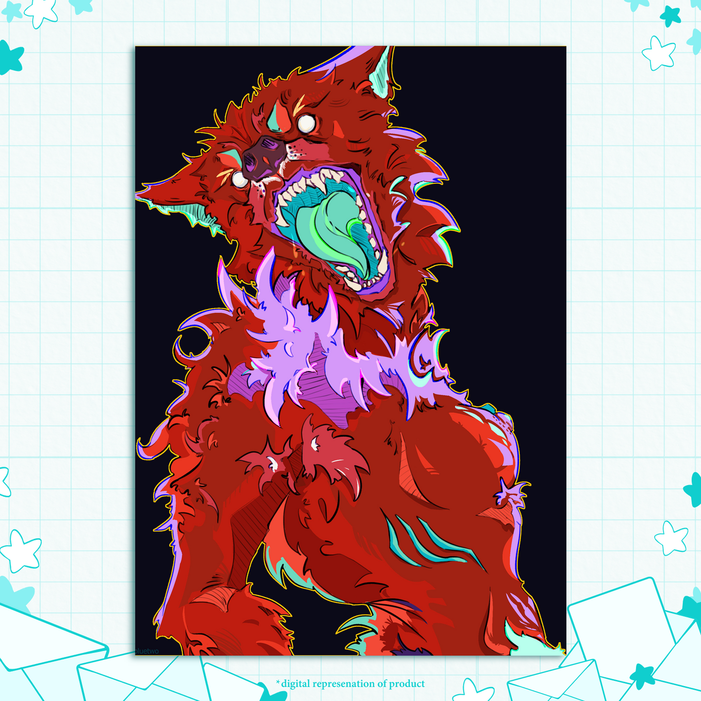 P.7 Werewolf Date Night A5 Print