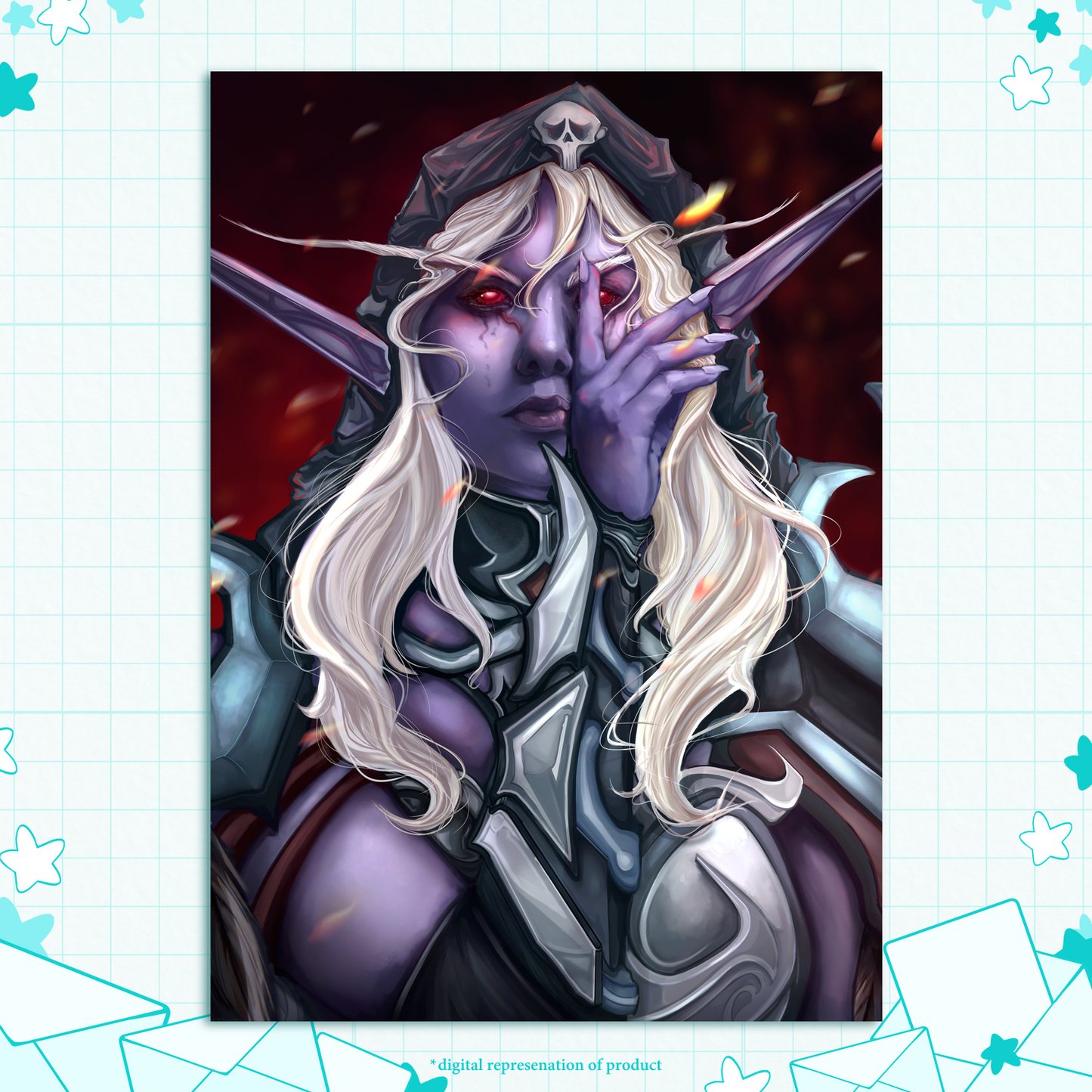 P.8 Banshee Queen A5 Art Print