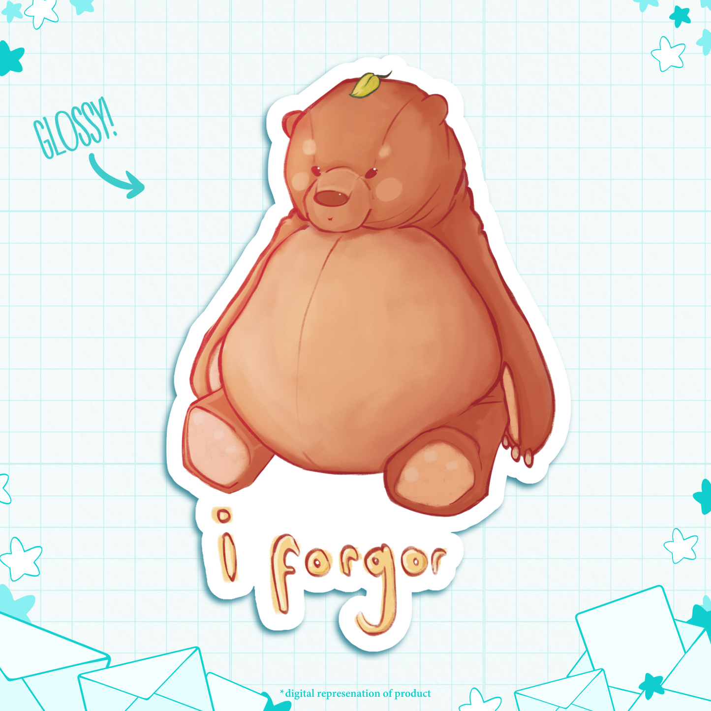 C.15 Skog Bear Sticker