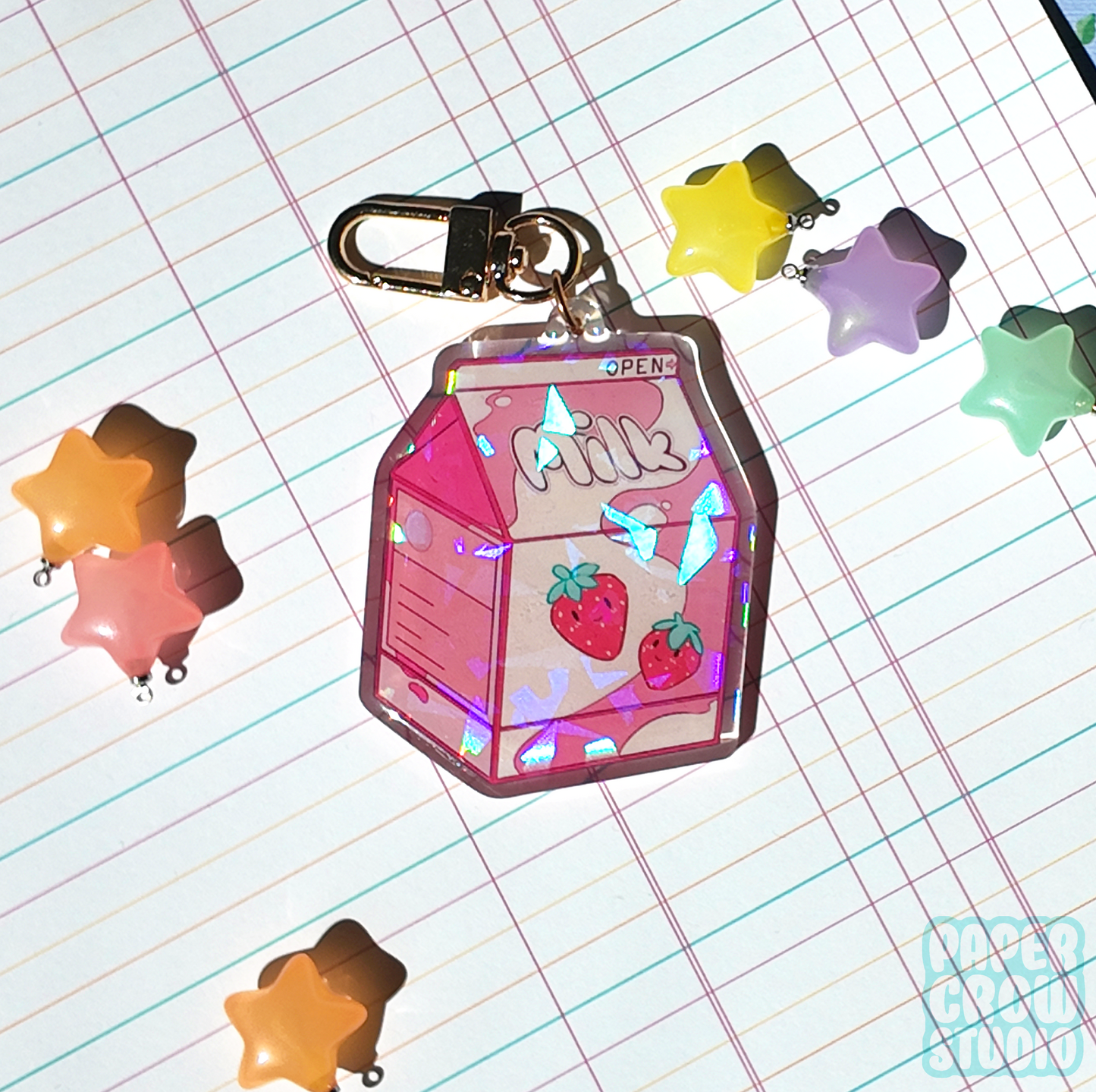 K.25 Strawberry Milk Charm