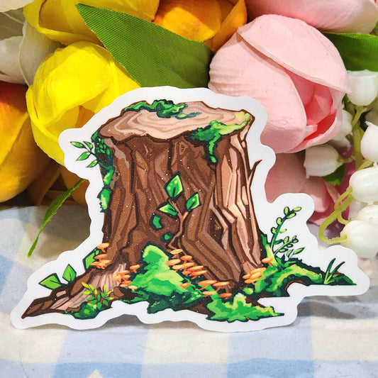 C. 12 - Tree Stump Sticker