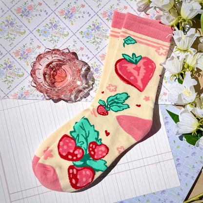 S.6 Strawberry Socks
