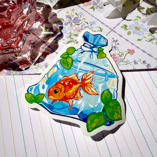 C. 13 - Goldfish Bag Sticker