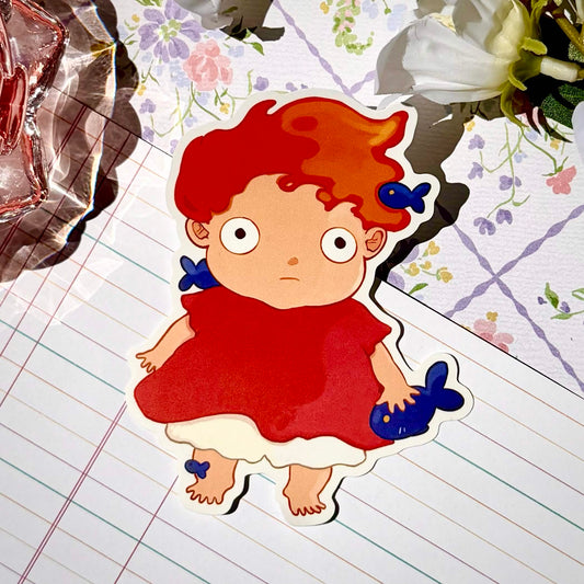C. 24 - Ponyo Sticker