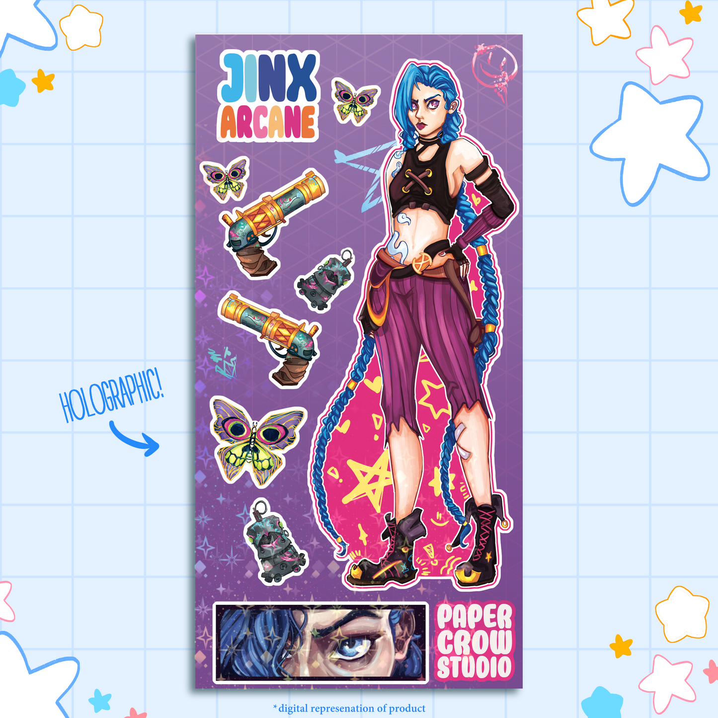 A7 -Jinx Sticker Sheet