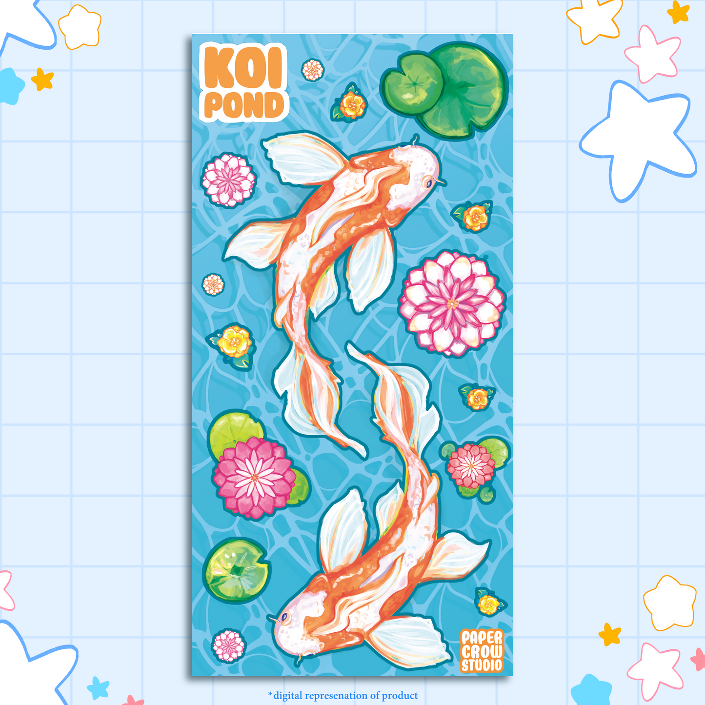 A9 - Koi Pond Sticker Sheet