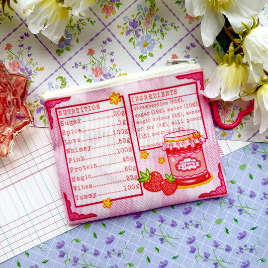 D.4 Strawberry Jam Trinket Pouch