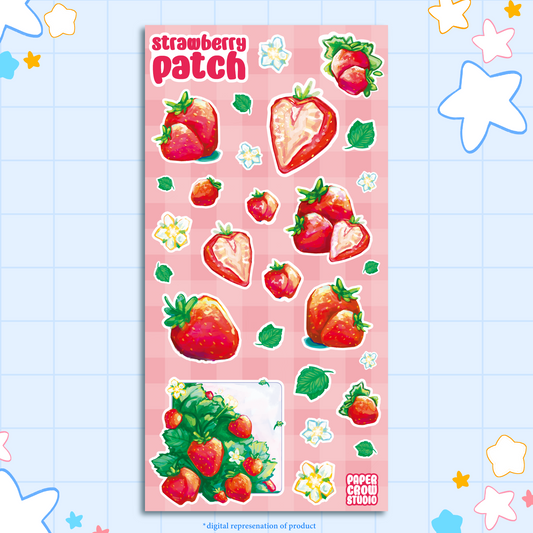 A18 - Strawberry Fields Sticker Sheet