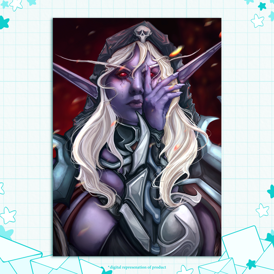 P.8 Banshee Queen A5 Art Print