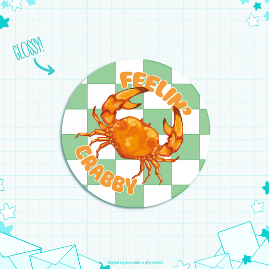 C.12 Feeling Crabby Sticker