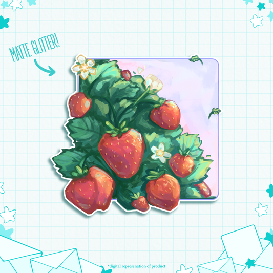 C.3 Strawberries Sticker