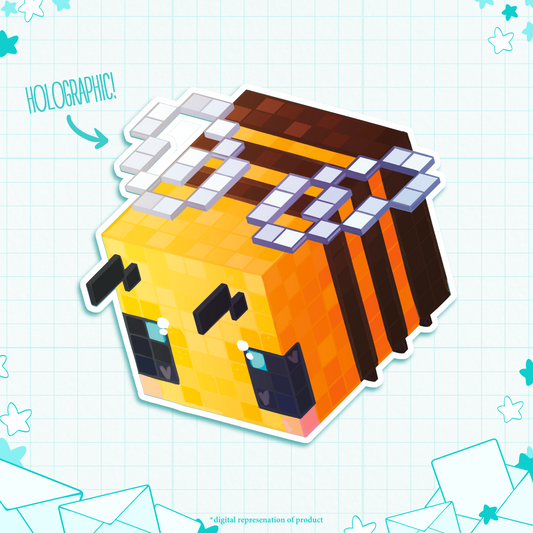 C.25 Cubey Cutey Bee Sticker