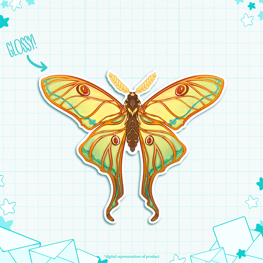 C.34 Moth Sticker