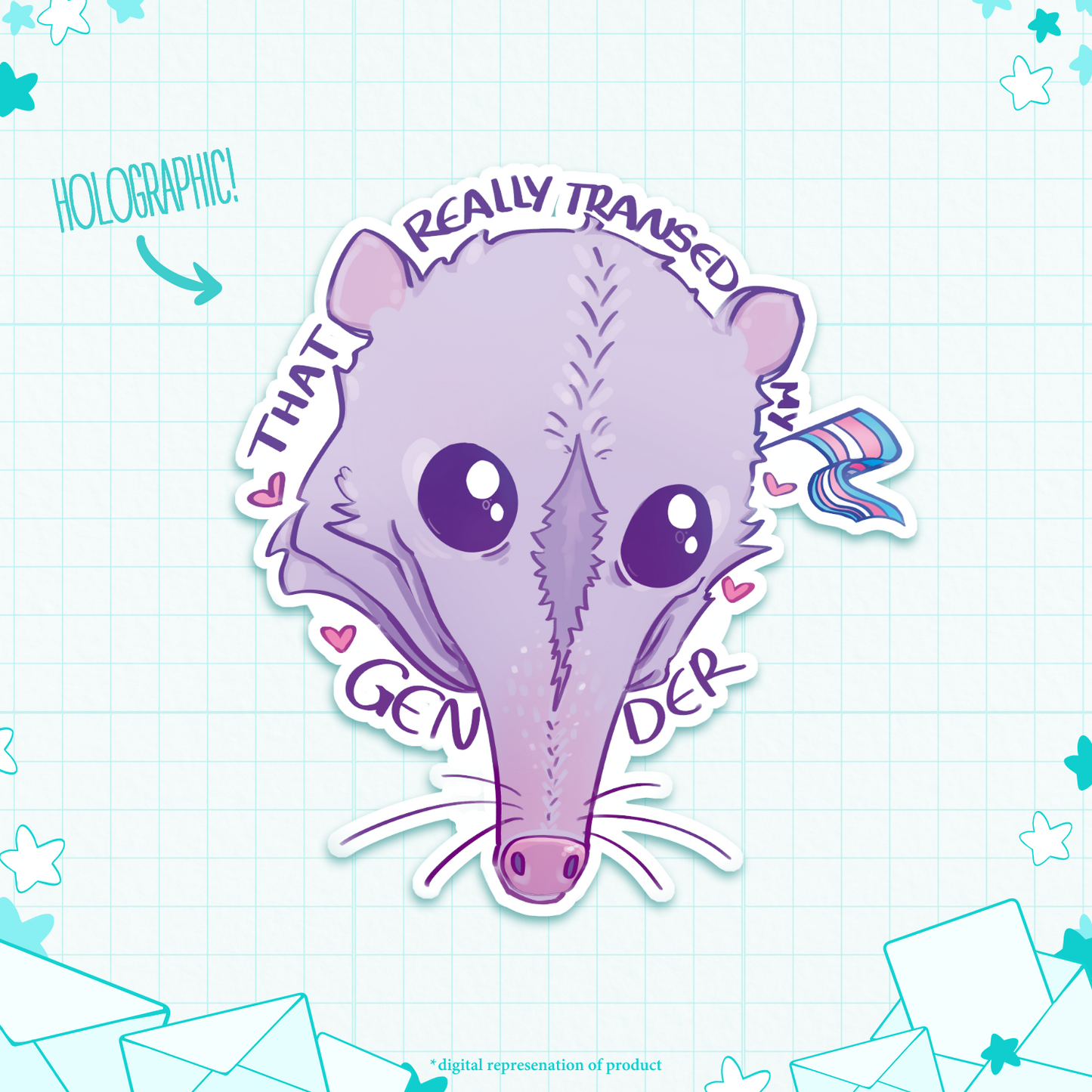 C.37 That Really Transed My Gender Sticker