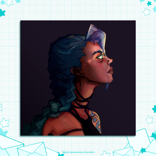 P.3 Jinx Square Print