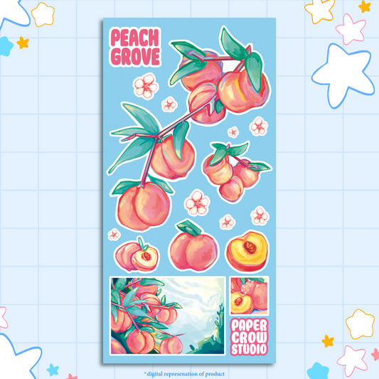 A14 - Peach Grove Sticker Sheet