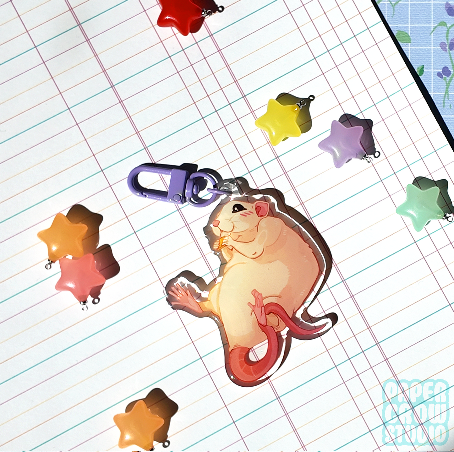 K.22 Happy Rat Charm