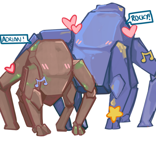 C. 16 - Rocky and Adrian Sticker